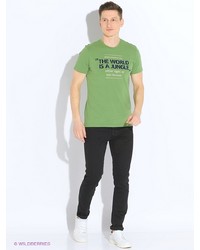 Мужская зеленая футболка от Sela