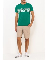 Мужская зеленая футболка от SPRINGFIELD