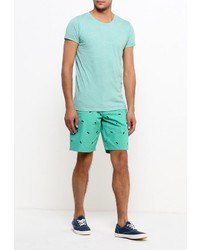 Мужская зеленая футболка от SPRINGFIELD