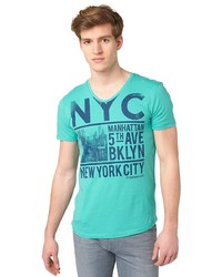 Мужская зеленая футболка от Tom Tailor