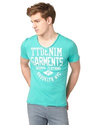 Мужская зеленая футболка от Tom Tailor