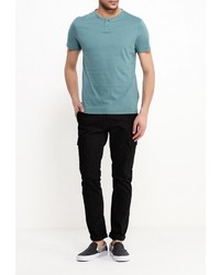 Мужская зеленая футболка от Topman