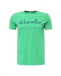Мужская зеленая футболка от United Colors of Benetton
