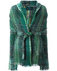 Женская зеленая шерстяная куртка от Etro