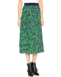 Зеленая юбка-миди с цветочным принтом от Whistles