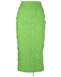 Зеленая юбка-миди от Jean Paul Gaultier