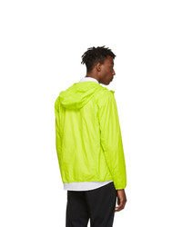 Мужская зелено-желтая ветровка от Saturdays Nyc