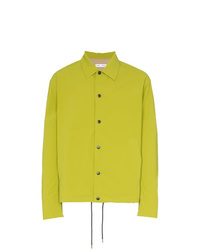 Мужская зелено-желтая куртка-рубашка от Cmmn Swdn