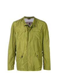 Мужская зелено-желтая куртка-рубашка от Sealup