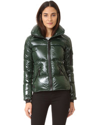 Женская зелено-желтая куртка от SAM.