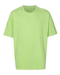 Мужская зелено-желтая футболка с круглым вырезом от OSKLEN