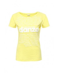 Женская зелено-желтая футболка от Dimensione Danza