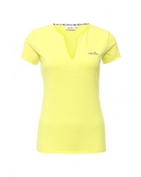 Женская зелено-желтая футболка от Ellesse