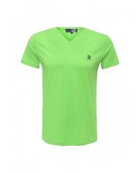 Мужская зелено-желтая футболка от Giorgio Di Mare