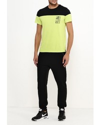 Мужская зелено-желтая футболка от Modis