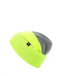 Мужская зелено-желтая шапка