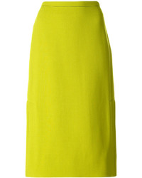Зелено-желтая юбка от Marni