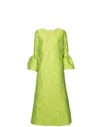 Зелено-желтое вечернее платье от Bambah