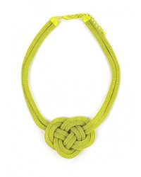 Зелено-желтое колье