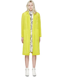 Женское зелено-желтое пальто от Emilio Pucci