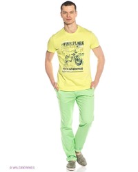 Зелено-желтые брюки чинос от FiNN FLARE