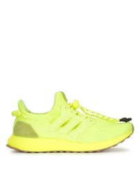 Мужские зелено-желтые кроссовки от adidas