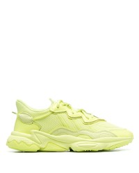 Мужские зелено-желтые кроссовки от adidas