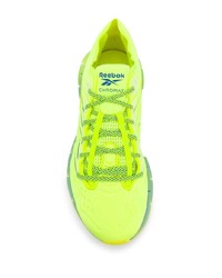 Мужские зелено-желтые кроссовки от Reebok