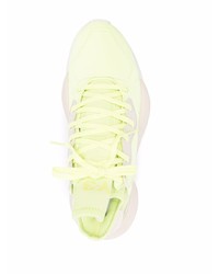 Мужские зелено-желтые кроссовки от Y-3