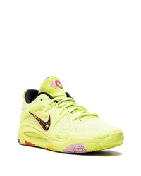 Мужские зелено-желтые кроссовки от Nike