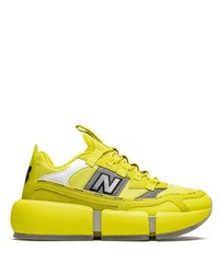 Мужские зелено-желтые кроссовки от New Balance