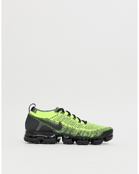 Мужские зелено-желтые кроссовки от Nike Running