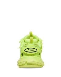 Мужские зелено-желтые кроссовки от Balenciaga