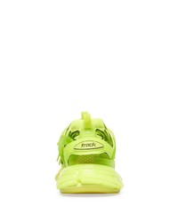 Мужские зелено-желтые кроссовки от Balenciaga