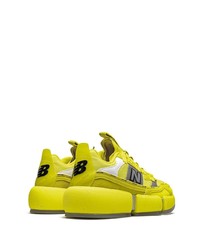 Мужские зелено-желтые кроссовки от New Balance