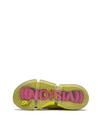 Мужские зелено-желтые кроссовки от New Balance