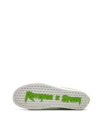 Мужские зелено-желтые низкие кеды от Revenge X Storm