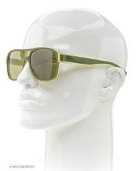 Мужские зелено-желтые солнцезащитные очки от Bikkembergs