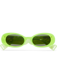 Мужские зелено-желтые солнцезащитные очки от Gucci