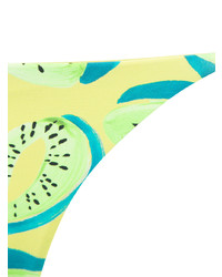 Зелено-желтые трусики бикини от Onia