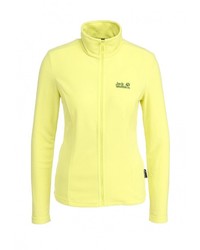 Женский зелено-желтый бомбер