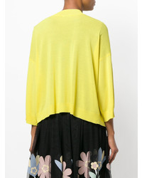 Женский зелено-желтый кардиган от P.A.R.O.S.H.