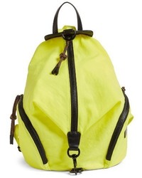 Зелено-желтый нейлоновый рюкзак