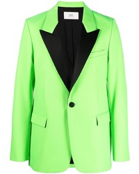 Мужской зелено-желтый пиджак от Ami Paris