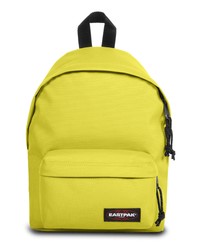 Зелено-желтый рюкзак из плотной ткани