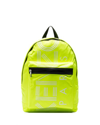 Мужской зелено-желтый рюкзак от Kenzo