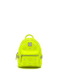 Мужской зелено-желтый рюкзак от MCM
