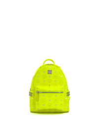 Мужской зелено-желтый рюкзак от MCM