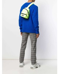 Мужской зелено-желтый рюкзак от Versace