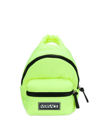 Мужской зелено-желтый рюкзак от Versace